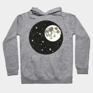 The moon is watching you Hoodie